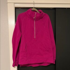 lululemon athletica Magenta Half-Zip Hoodie